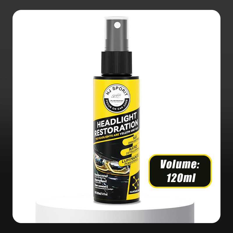 Spray eficiente para la restauración de faros de automóvil