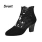 Tacones altos de encaje elegantes para mujer en verano