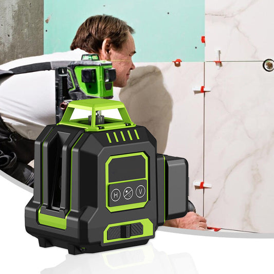 ✨ÚLTIMO DÍA DE VENTA 49 OFF✨ Nivel láser autonivelante de 360° con haz verde