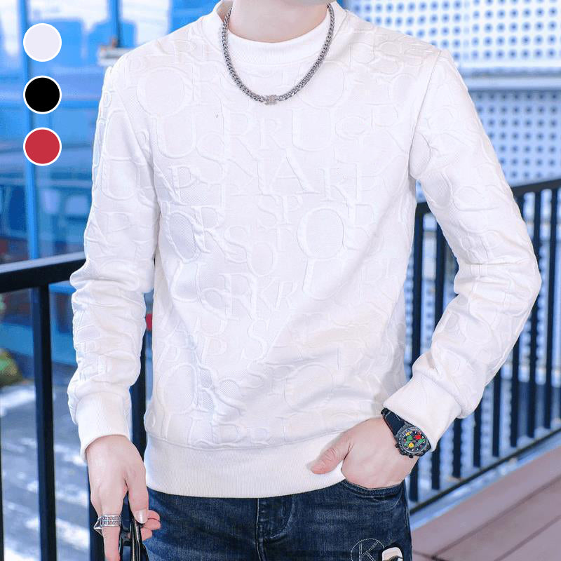 Sudadera casual con estampado de moda para hombre