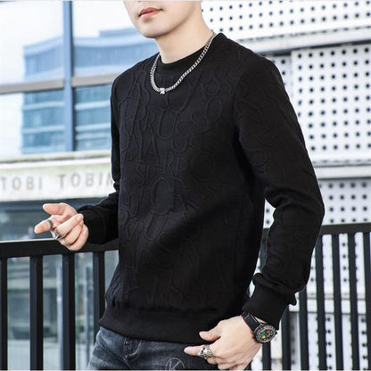 Sudadera casual con estampado de moda para hombre