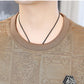 Camiseta de cuello redondo con estampado clásico para hombre