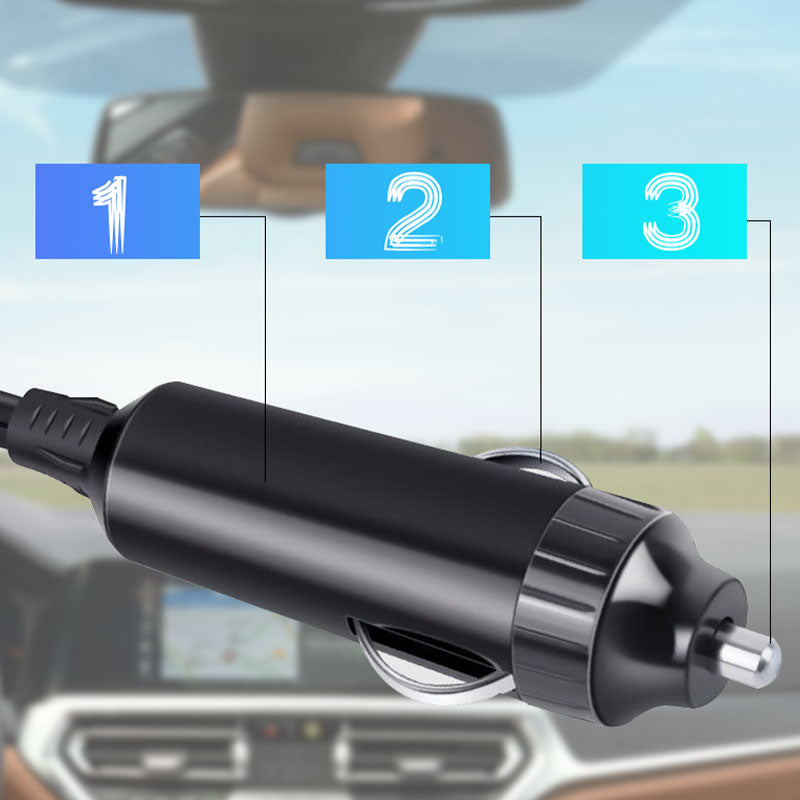 Inversor de Corriente Multifuncional para auto con Cargador QC