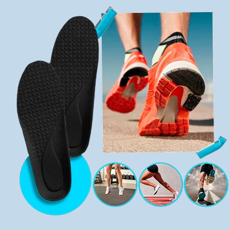 Plantillas Deportivas con Alta Elasticidad, Absorción de Impactos y Sudor