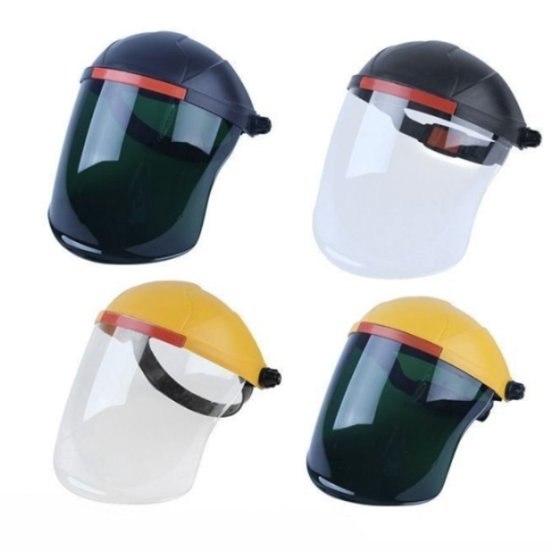 Protector Facial con Arnés de Trinquete para Soldadura