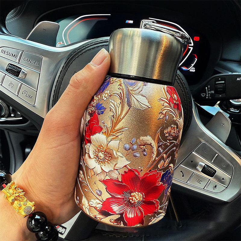 🎁Venta caliente 49% OFF🔥Botella de agua con aislamiento, elegante y portáti