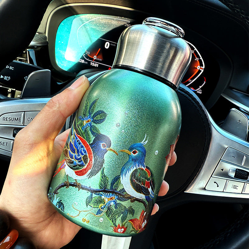 🎁Venta caliente 49% OFF🔥Botella de agua con aislamiento, elegante y portáti