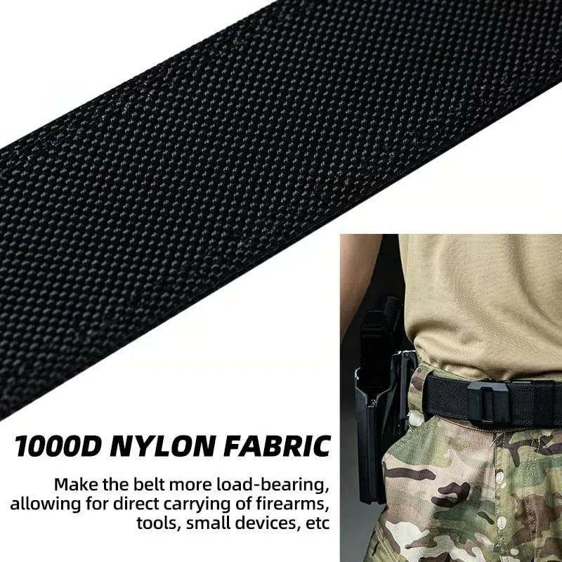 🎁Perfecto para el día del padre 🔥 Cinturón de nylon de trinquete elástico con hebilla automática para hombres✨
