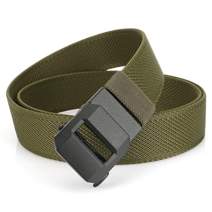 🎁Perfecto para el día del padre 🔥 Cinturón de nylon de trinquete elástico con hebilla automática para hombres✨