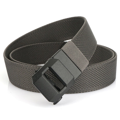 🎁Perfecto para el día del padre 🔥 Cinturón de nylon de trinquete elástico con hebilla automática para hombres✨
