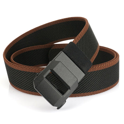 🎁Perfecto para el día del padre 🔥 Cinturón de nylon de trinquete elástico con hebilla automática para hombres✨