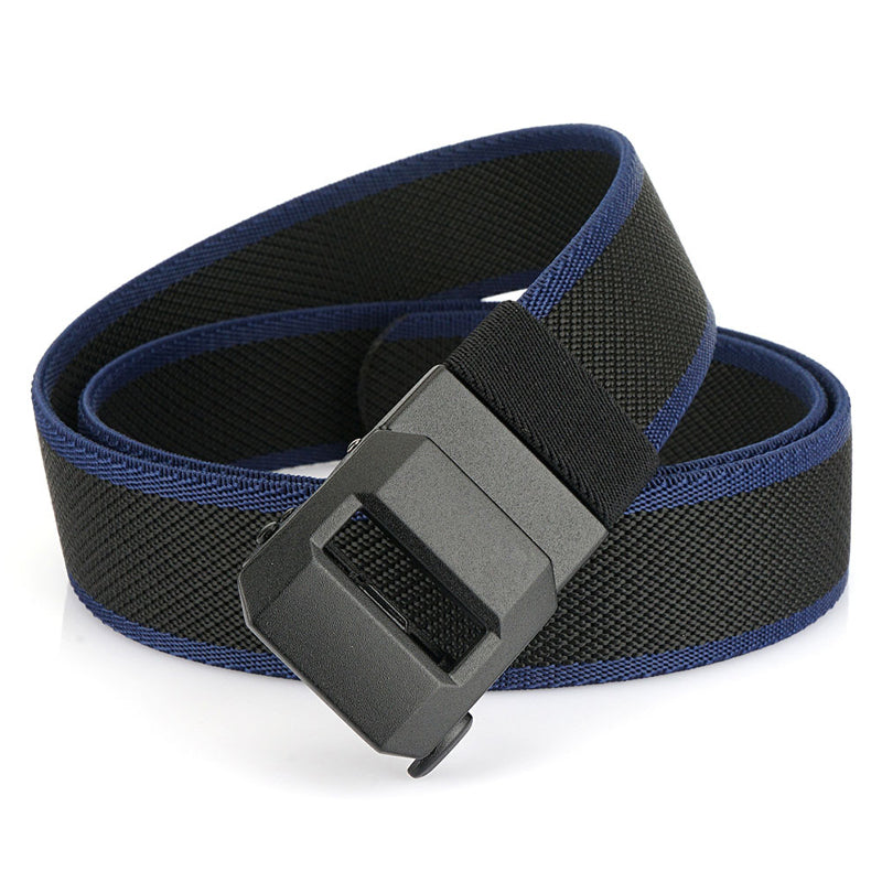 🎁Perfecto para el día del padre 🔥 Cinturón de nylon de trinquete elástico con hebilla automática para hombres✨