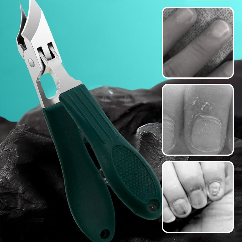 🔥Oferta 2025🔥 Cortaúñas antisalpicaduras con borde inclinado de 25° (juego de 3 piezas)