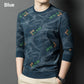 Sudadera de Manga Larga y Cuello Redondo con Estampado Moderno para Hombre