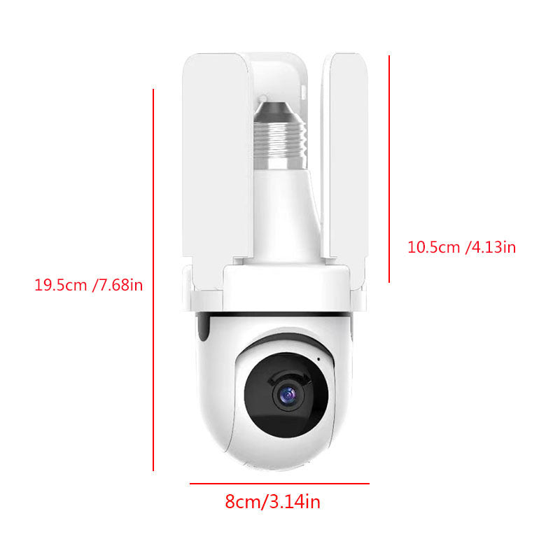 🔥Cámaras de seguridad inalámbricas con bombillas de visión nocturna