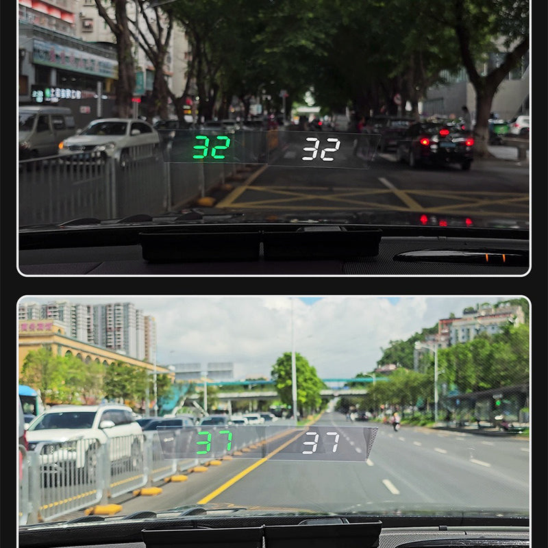 🚗💥 Velocímetro con Pantalla Frontal para Automóvil – Acompañamiento Perfecto para una Conducción Segura y Precisa ✨🔧