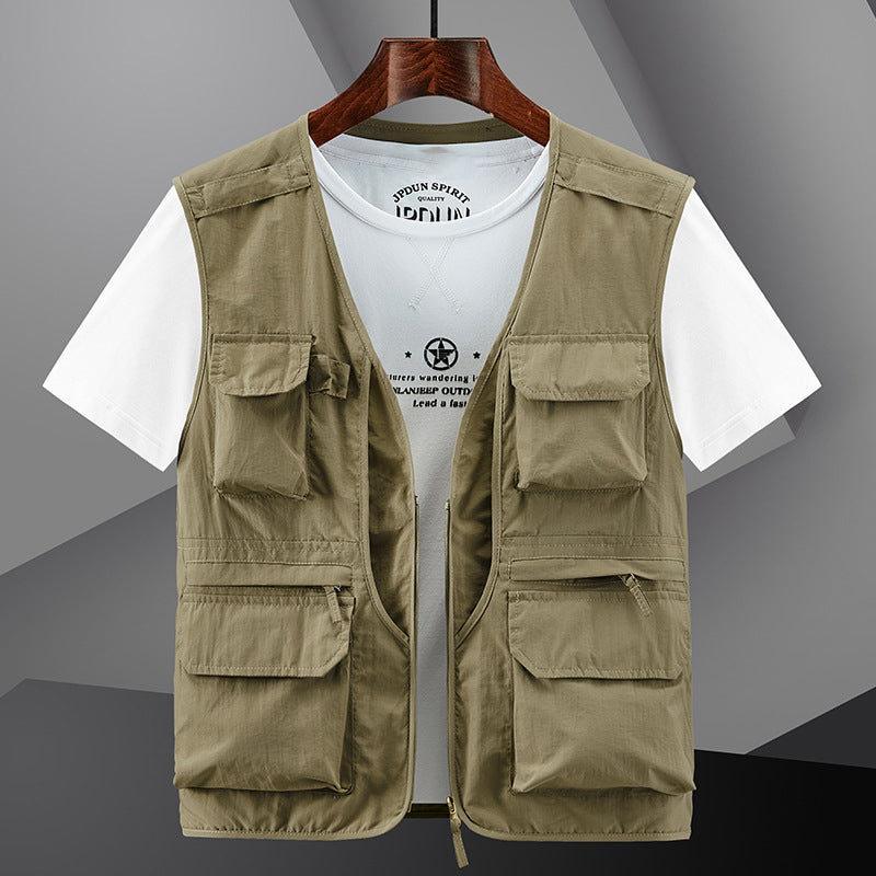 🔥Chaleco multibolsillos transpirable y ligero para hombre🔥Men's Outdoor