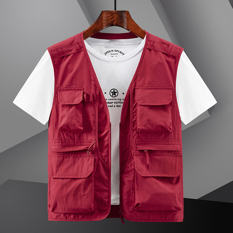 🔥Chaleco multibolsillos transpirable y ligero para hombre🔥Men's Outdoor