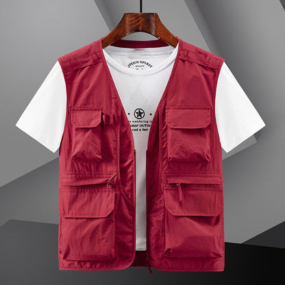 🔥Chaleco multibolsillos transpirable y ligero para hombre🔥Men's Outdoor