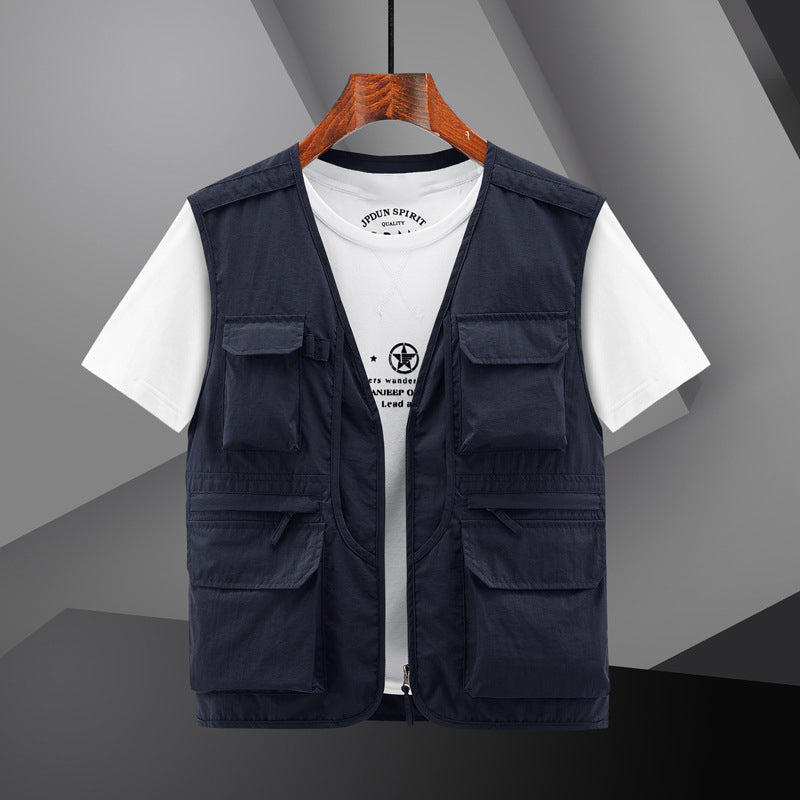 🔥Chaleco multibolsillos transpirable y ligero para hombre🔥Men's Outdoor