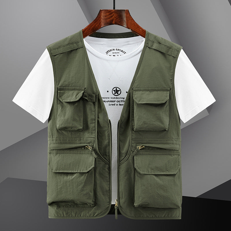 🔥Chaleco multibolsillos transpirable y ligero para hombre🔥Men's Outdoor