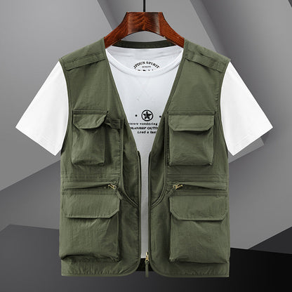 🔥Chaleco multibolsillos transpirable y ligero para hombre🔥Men's Outdoor