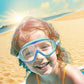 Gafas de natación antivaho para niños con clip para la nariz y tapones para los oídos