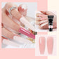 Extensión de uñas de gel de color