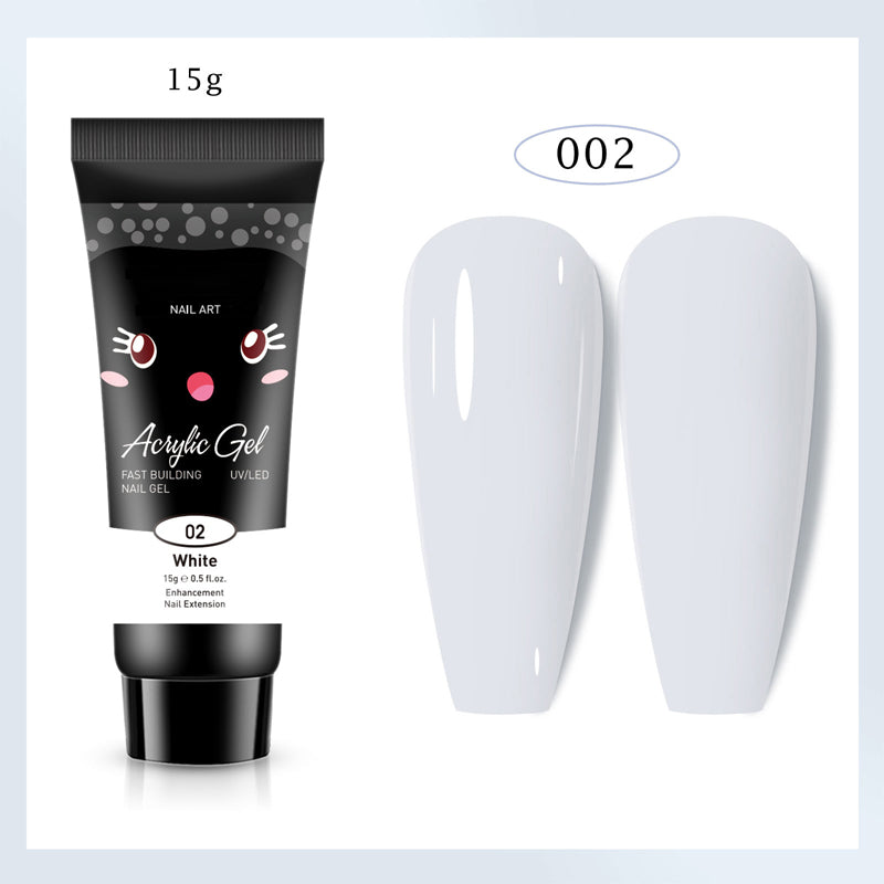 Extensión de uñas de gel de color
