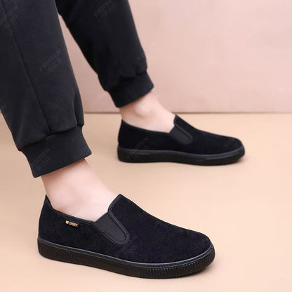 Zapatillas Slip-On transpirables de suela blanda para hombre