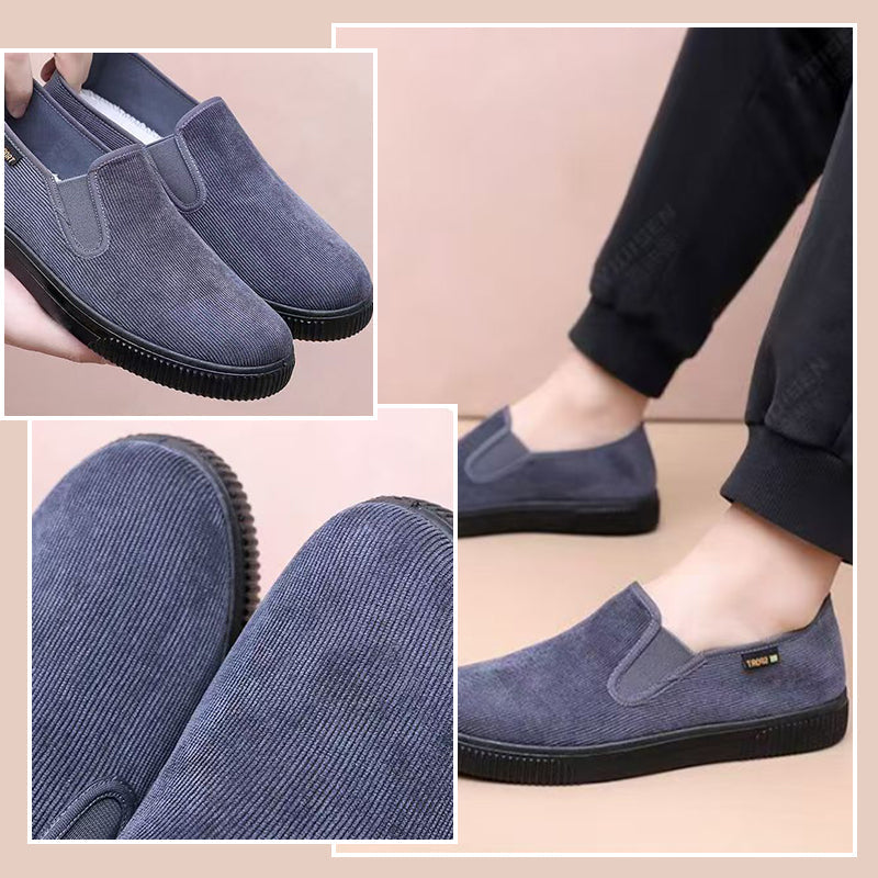 Zapatillas Slip-On transpirables de suela blanda para hombre