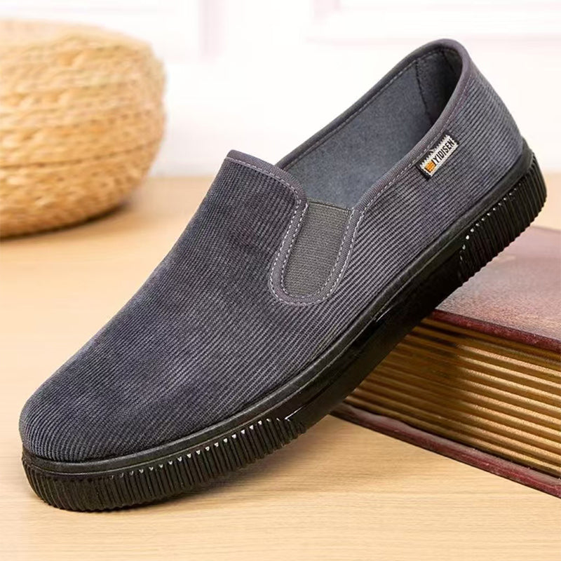 Zapatillas Slip-On transpirables de suela blanda para hombre