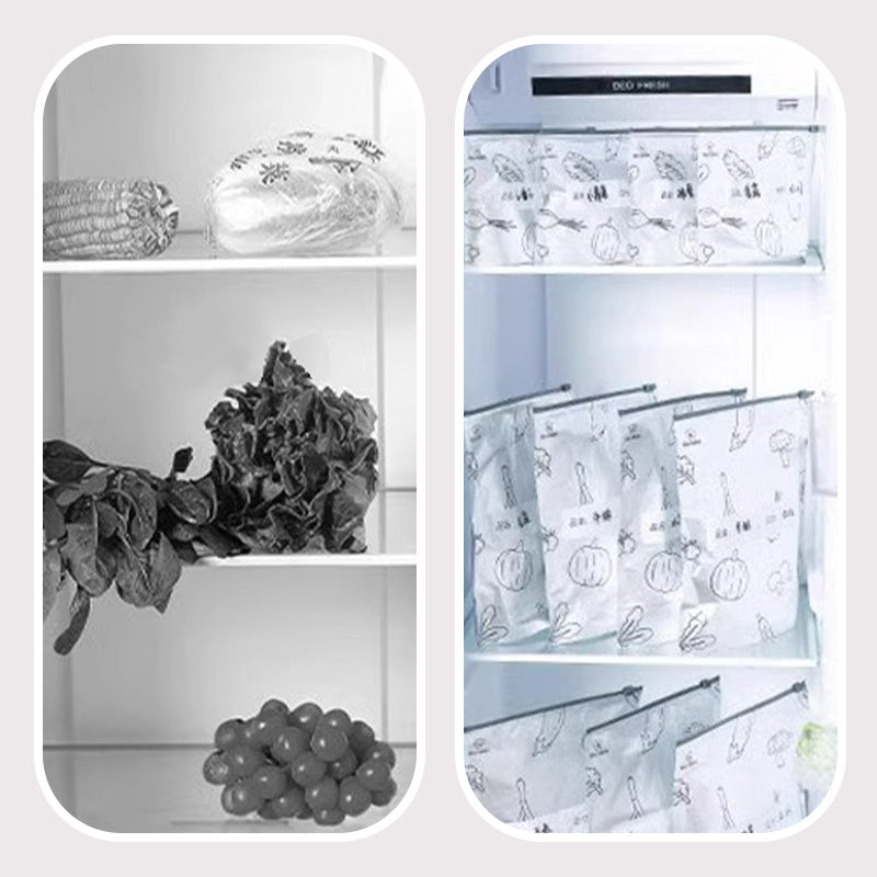 🔥Éxito de ventas mundial🍗 ¡Oferta por tiempo limitado! Compra 2 y llévate 1 gratis🥦Bolsas de almacenamiento reutilizables con cierre hermético de papel de aluminio.