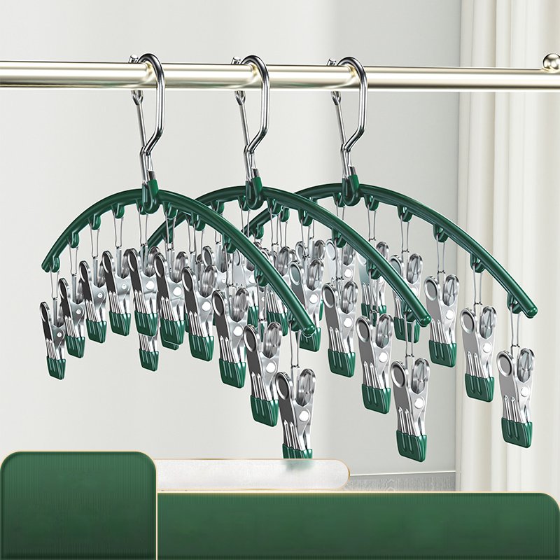 Organizador de Leggings para Clóset, Gancho Metálico para Pantalones de Yoga con Recubrimiento de Goma