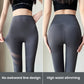 Leggings de malla de cintura alta para mujer con bolsillos