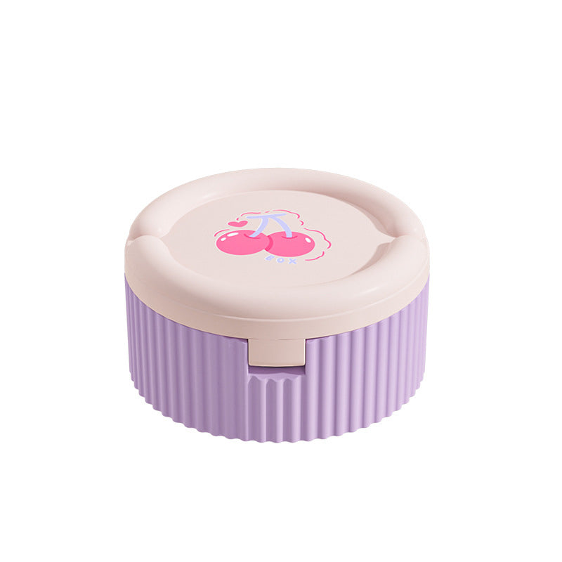 Organizador de pastillas con vaso de silicona plegable