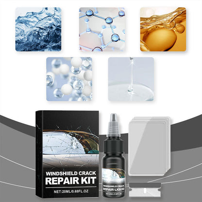 Kit de reparación de grietas en el parabrisas