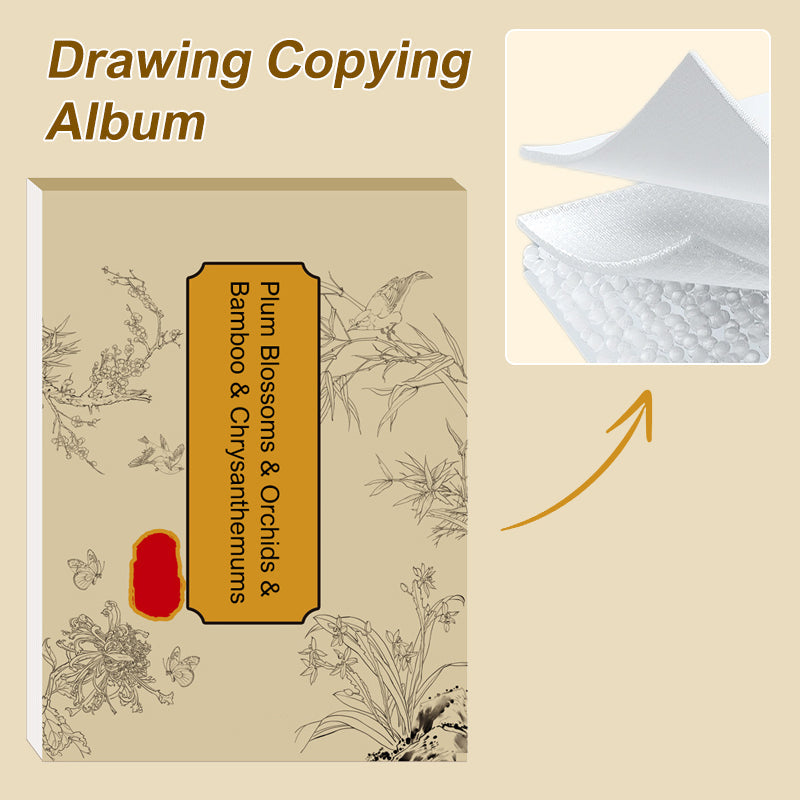 🎨HOT SALE🖼️ Álbum para copiar pintura china y dibujo en blanco