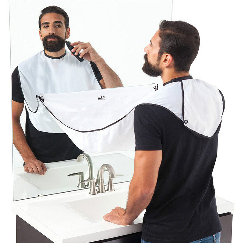 Delantal del hombre con babero para barba para afeitarse