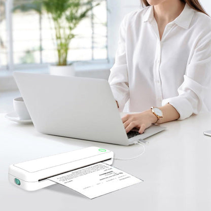 Mini impresora térmica inalámbrica A4 con papel