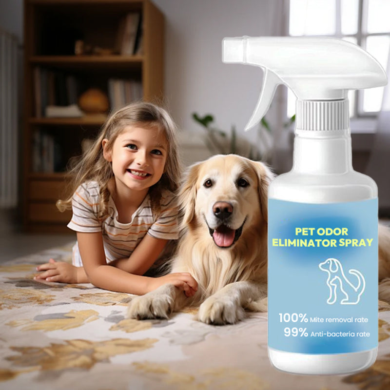 Spray eliminador de olores de mascotas