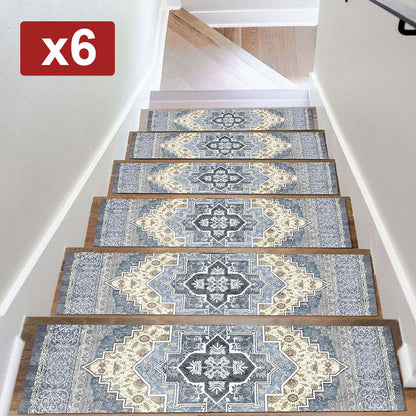 Alfombrillas de escalera autoadhesivas antideslizantes y silenciosas