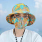 Mother's Day limited time 50% discount! 💥 Floral Large Brimmed Sun Hat with Mouthpiece