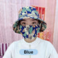 Mother's Day limited time 50% discount! 💥 Floral Large Brimmed Sun Hat with Mouthpiece