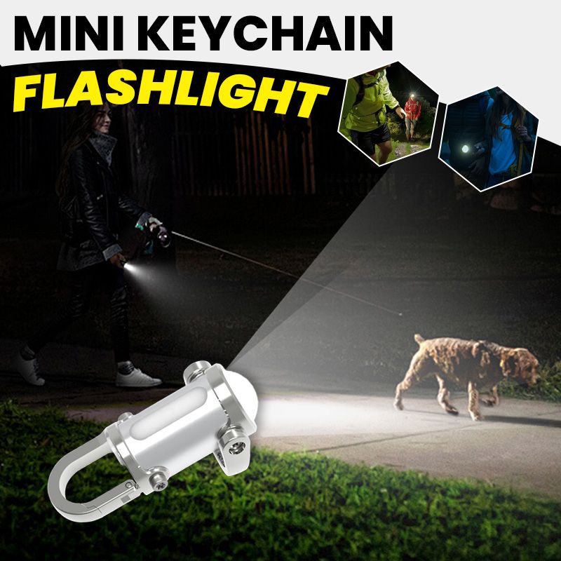 Linterna Mini de Llavero Súper Brillante 1200 Lúmenes Impermeable
