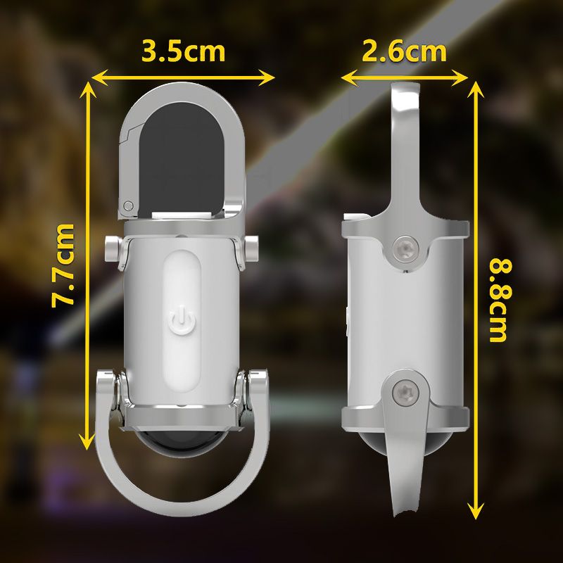 Linterna Mini de Llavero Súper Brillante 1200 Lúmenes Impermeable