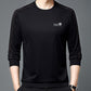 Sudadera casual de manga larga y cuello redondo para hombre