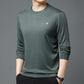 Sudadera casual de manga larga y cuello redondo para hombre