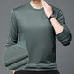 Sudadera casual de manga larga y cuello redondo para hombre