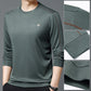 Sudadera casual de manga larga y cuello redondo para hombre